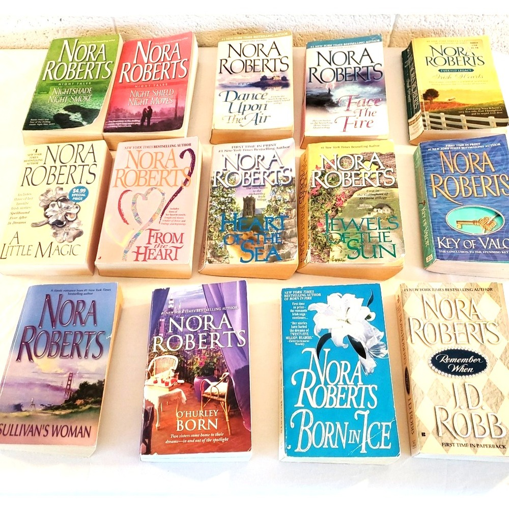 NORA ROBERTS Saga Series Books NIGHT TALES Key JD ROBB Mixed lot‎ of 14